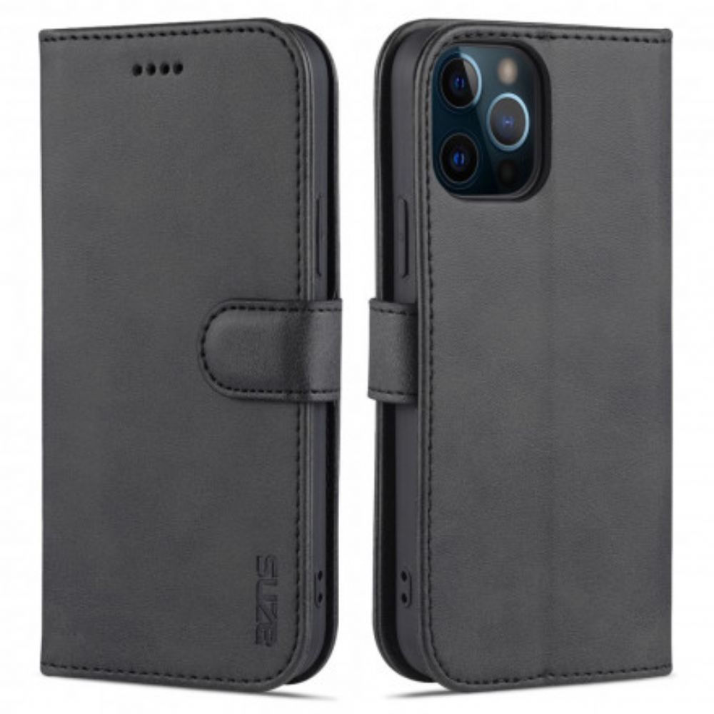 Flip Case Für iPhone 13 Azns Kunstleder