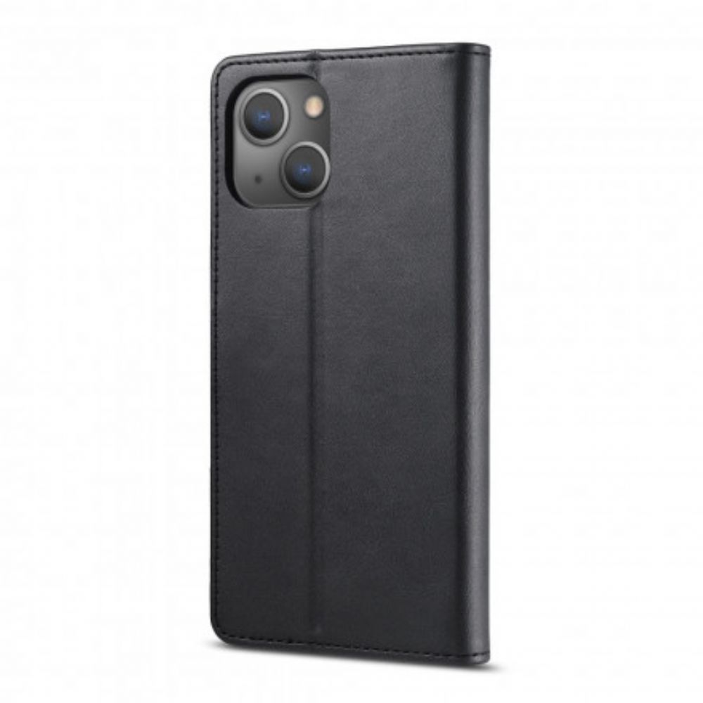 Flip Case Für iPhone 13 Lc.imeeke Ledereffekt