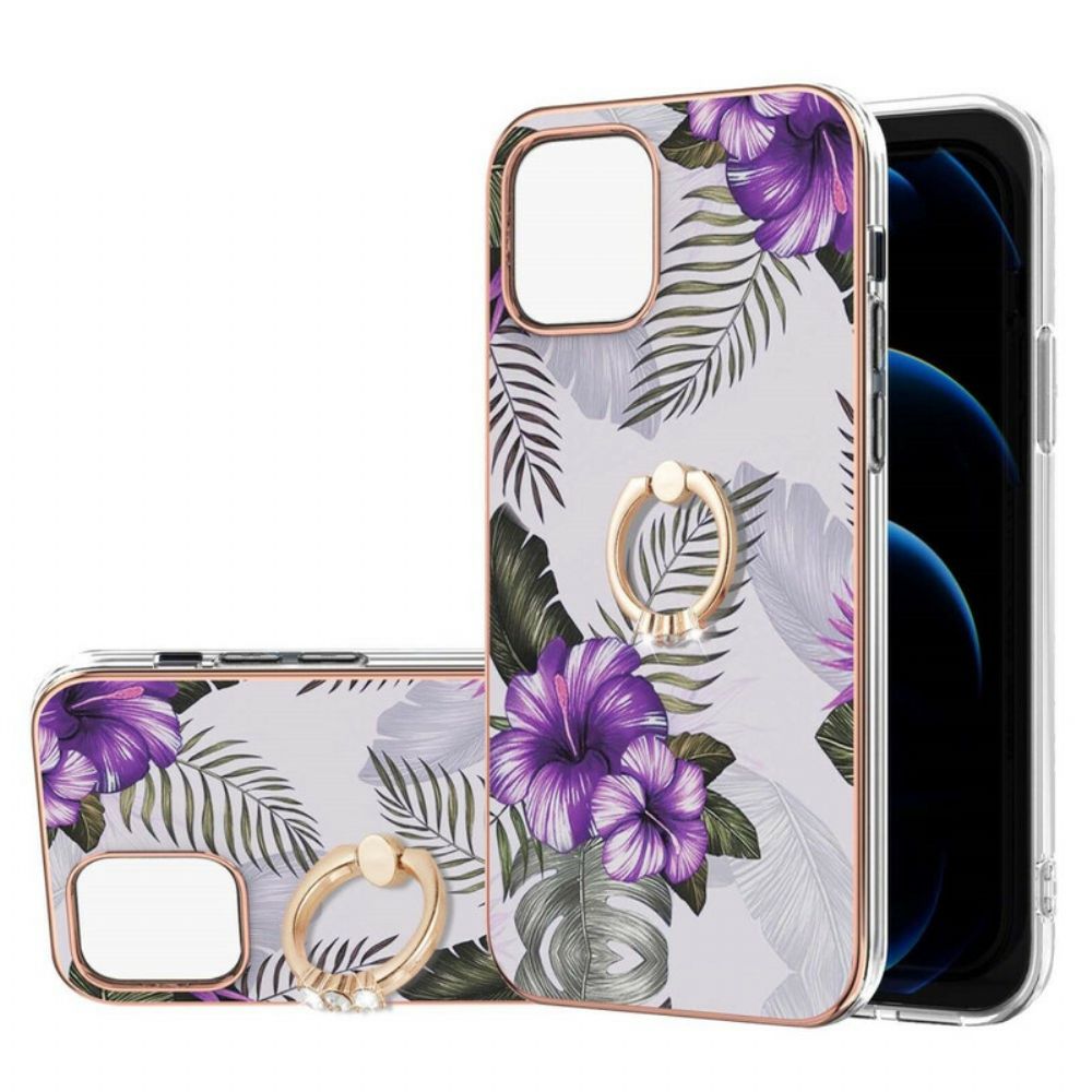 Handyhülle Für iPhone 13 Blumenständer-ring