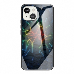 Handyhülle Für iPhone 13 Gehärtetes Glas Geometrie