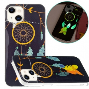 Hülle Für iPhone 13 Einzigartiger Fluoreszierender Traumfänger