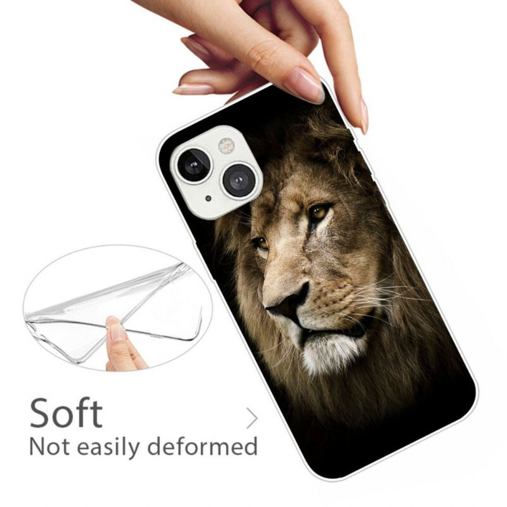 Hülle Für iPhone 13 Löwenkopf