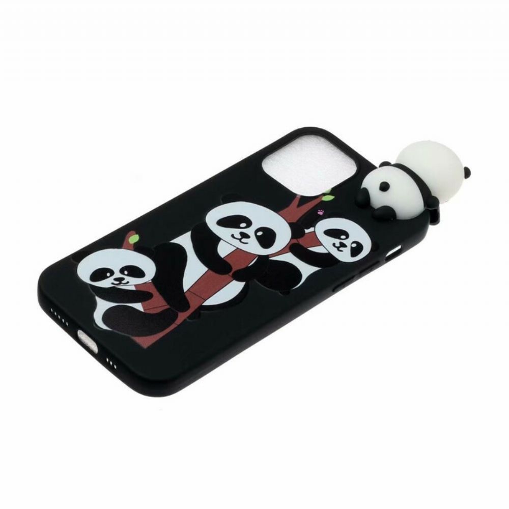 Hülle Für iPhone 13 Pandas Auf Bambus 3d