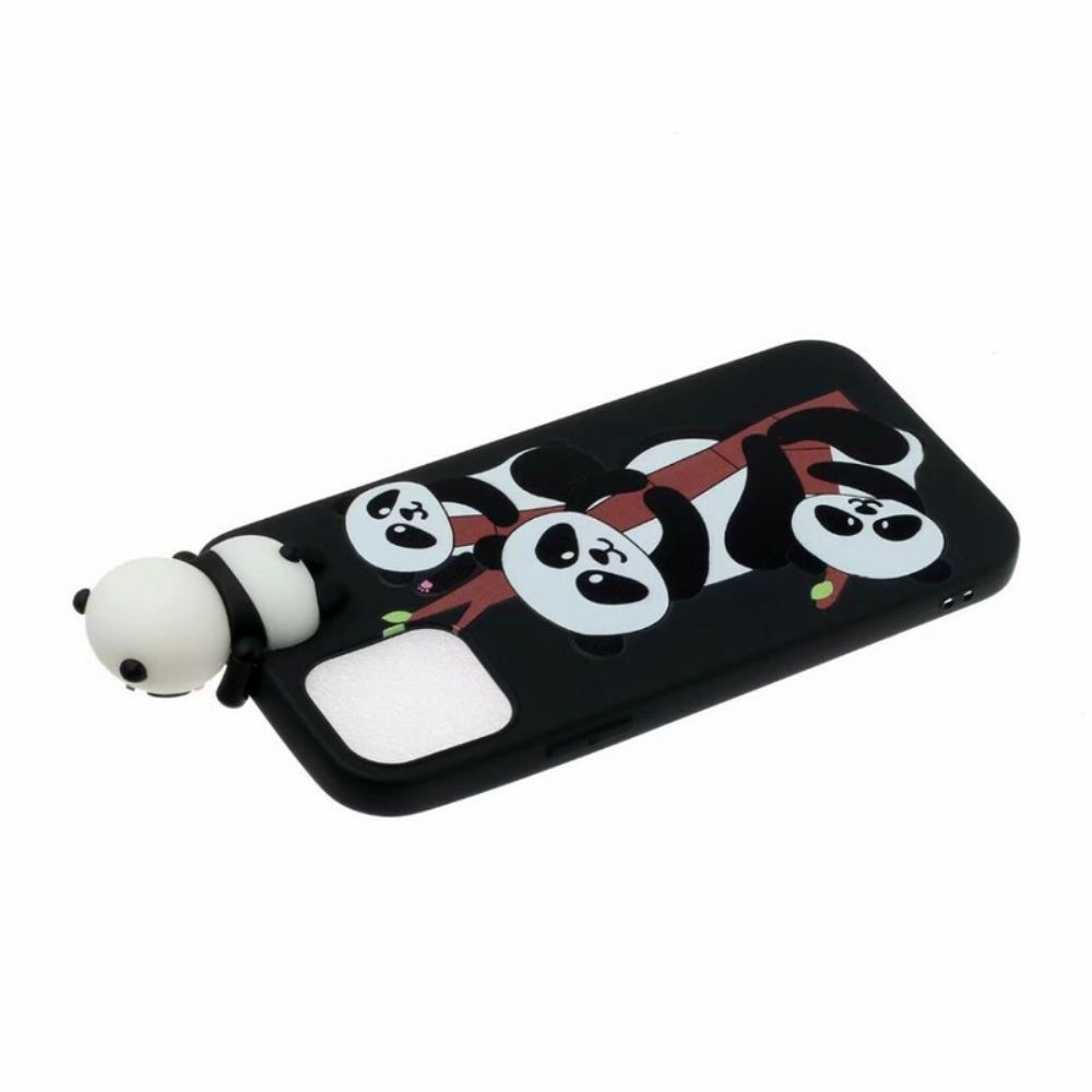 Hülle Für iPhone 13 Pandas Auf Bambus 3d