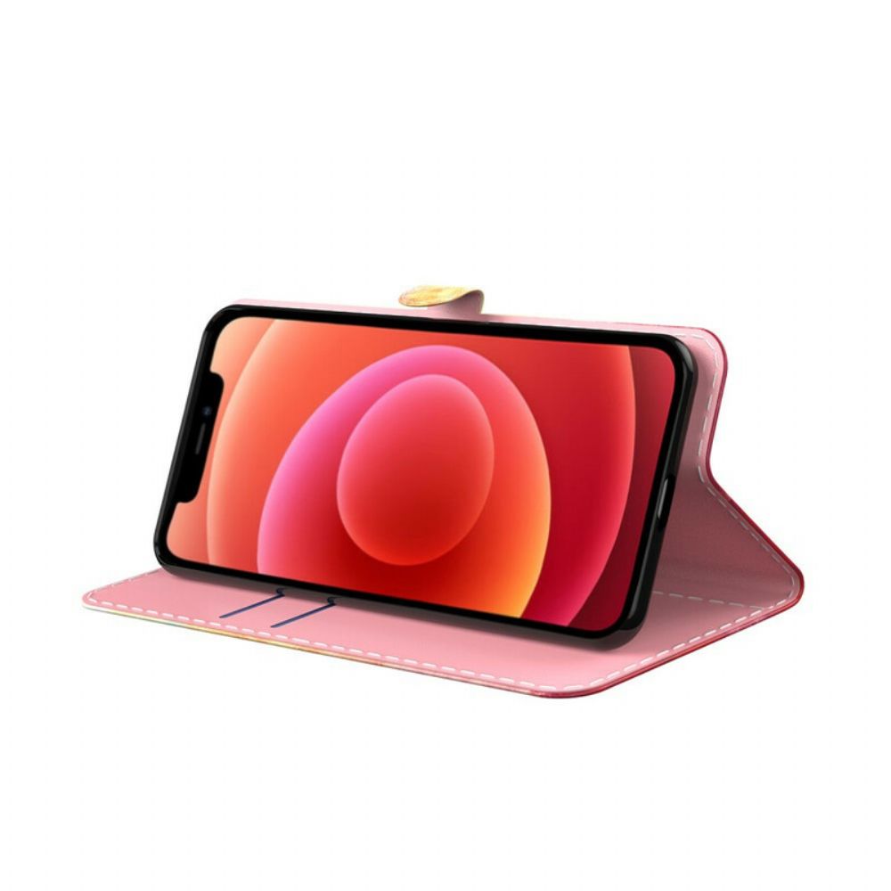 Lederhüllen Für iPhone 13 Aquarell