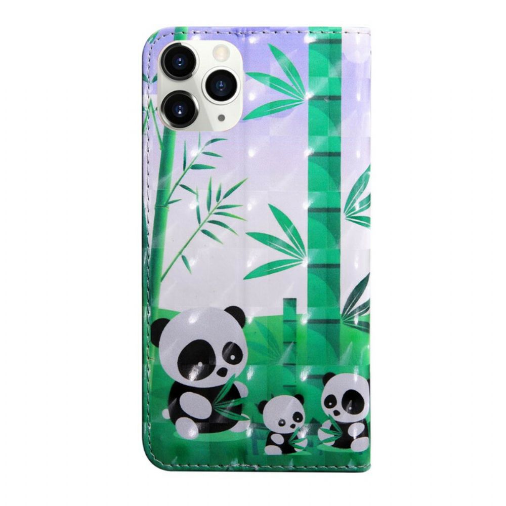 Lederhüllen Für iPhone 13 Lichtpunkt-pandas