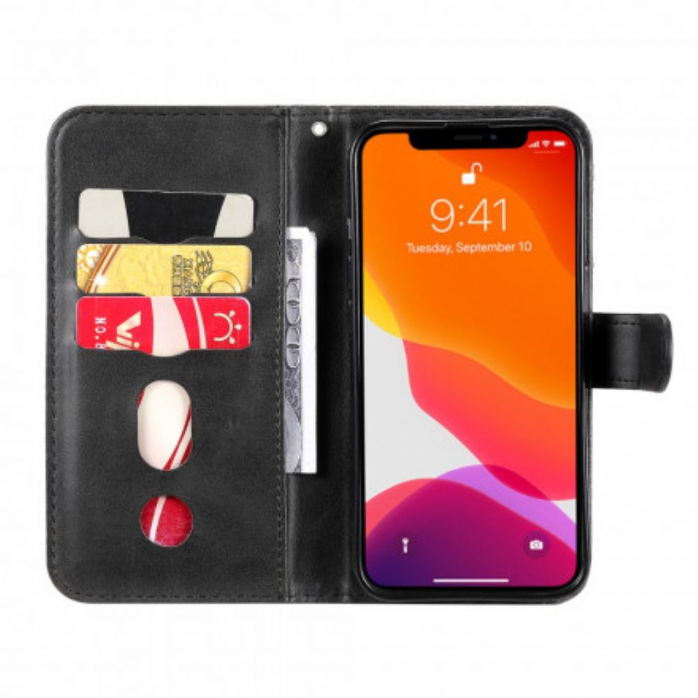 Lederhüllen Für iPhone 13 Vintage Geldbörse