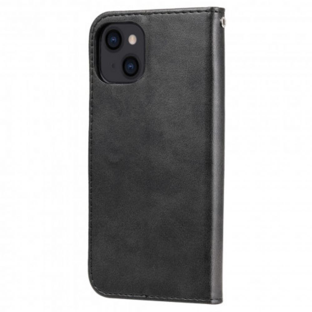 Lederhüllen Für iPhone 13 Vintage Geldbörse