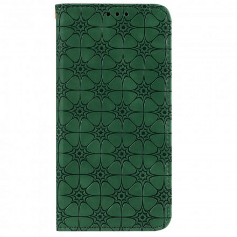 Schutzhülle Für iPhone 13 Flip Case Barockblumen