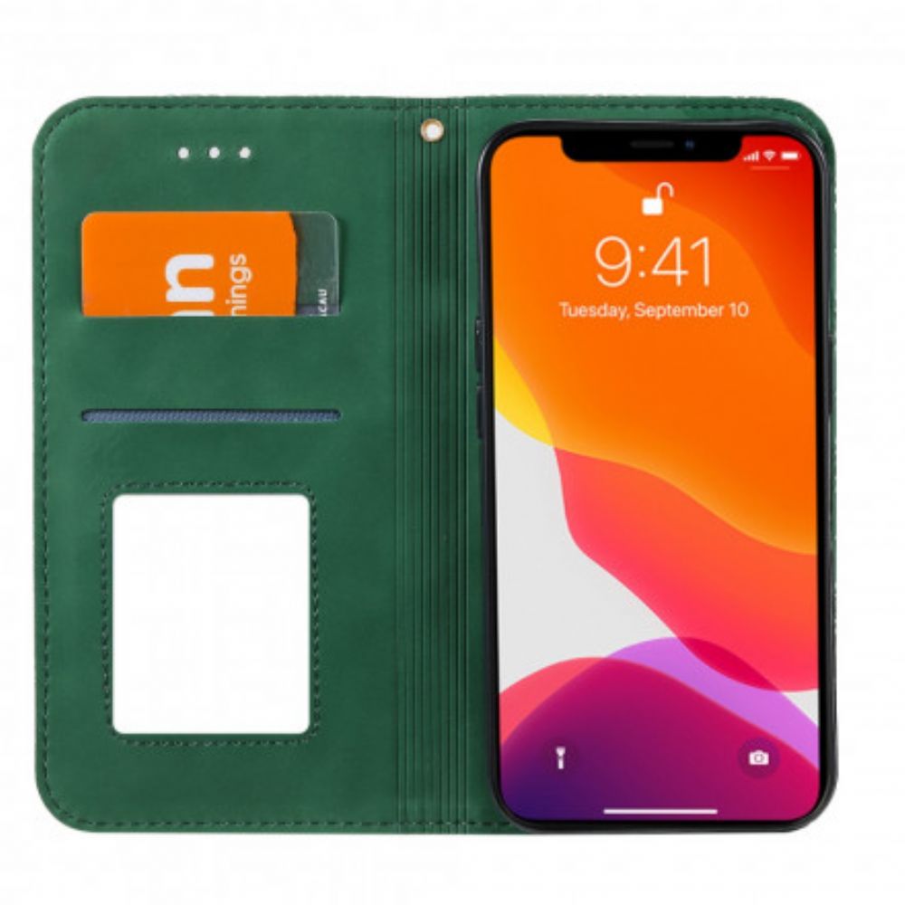 Schutzhülle Für iPhone 13 Flip Case Barockblumen