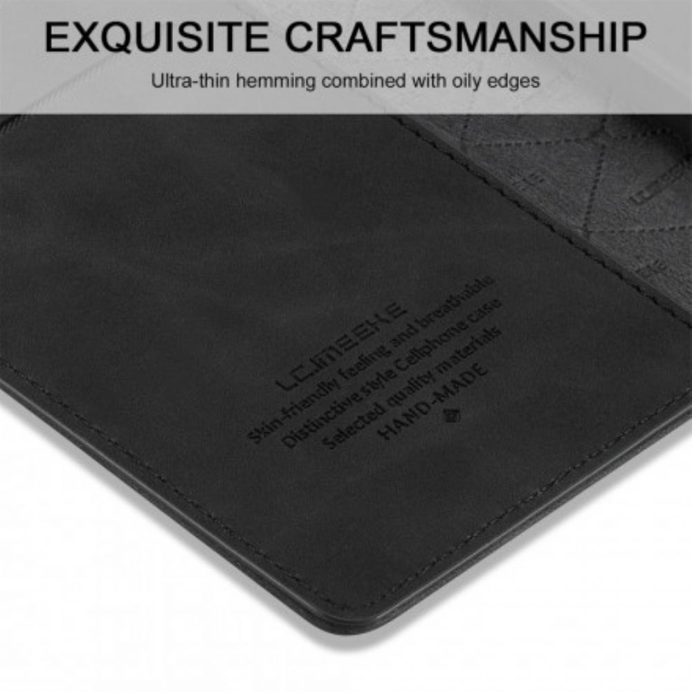 Schutzhülle Für iPhone 13 Flip Case Lc.imeeke Ledereffekt