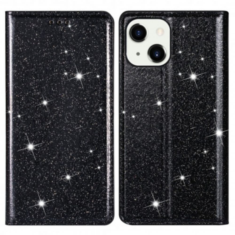 Schutzhülle Für iPhone 13 Flip Case Pailletten-stil