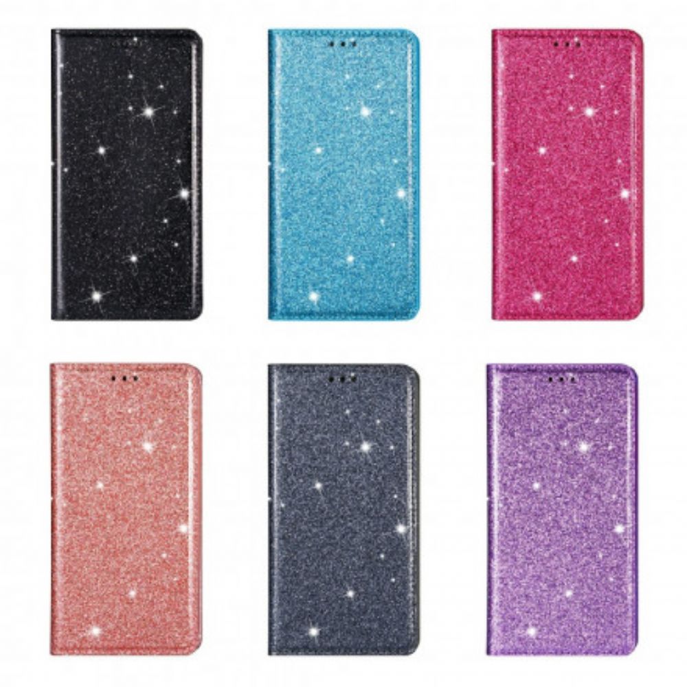 Schutzhülle Für iPhone 13 Flip Case Pailletten-stil