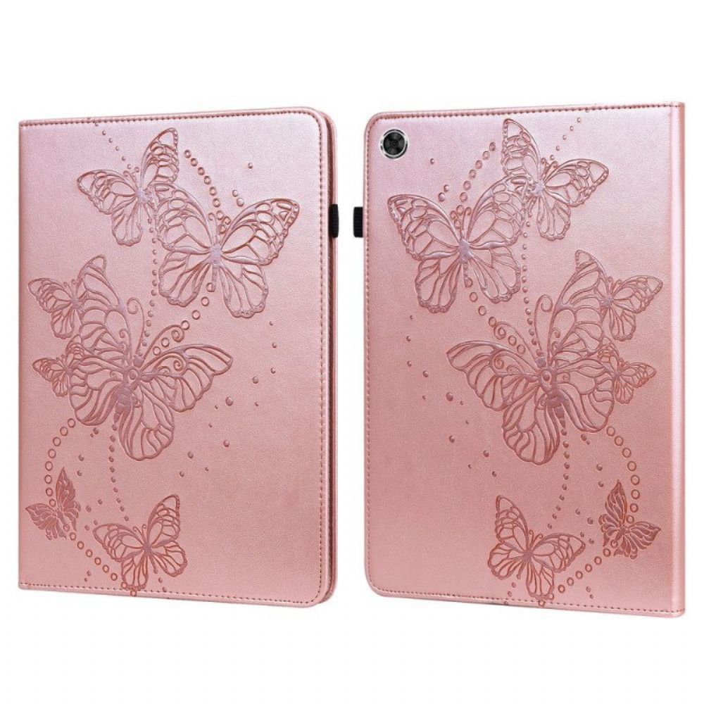 Case Für Samsung Galaxy Tab A8 (2024) Stilisierte Schmetterlinge