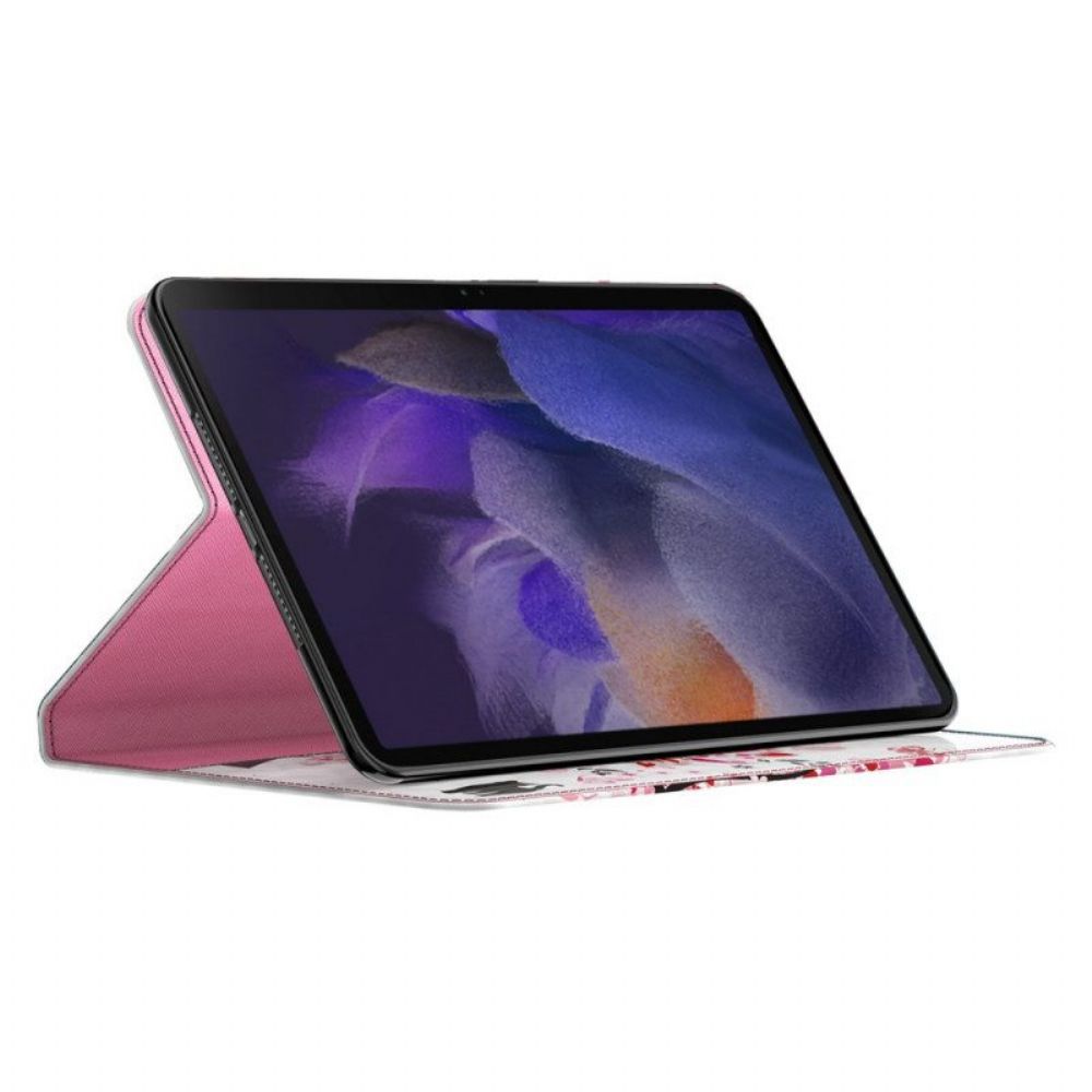 Flip Case Für Samsung Galaxy Tab A8 (2024) Baum Und Katze