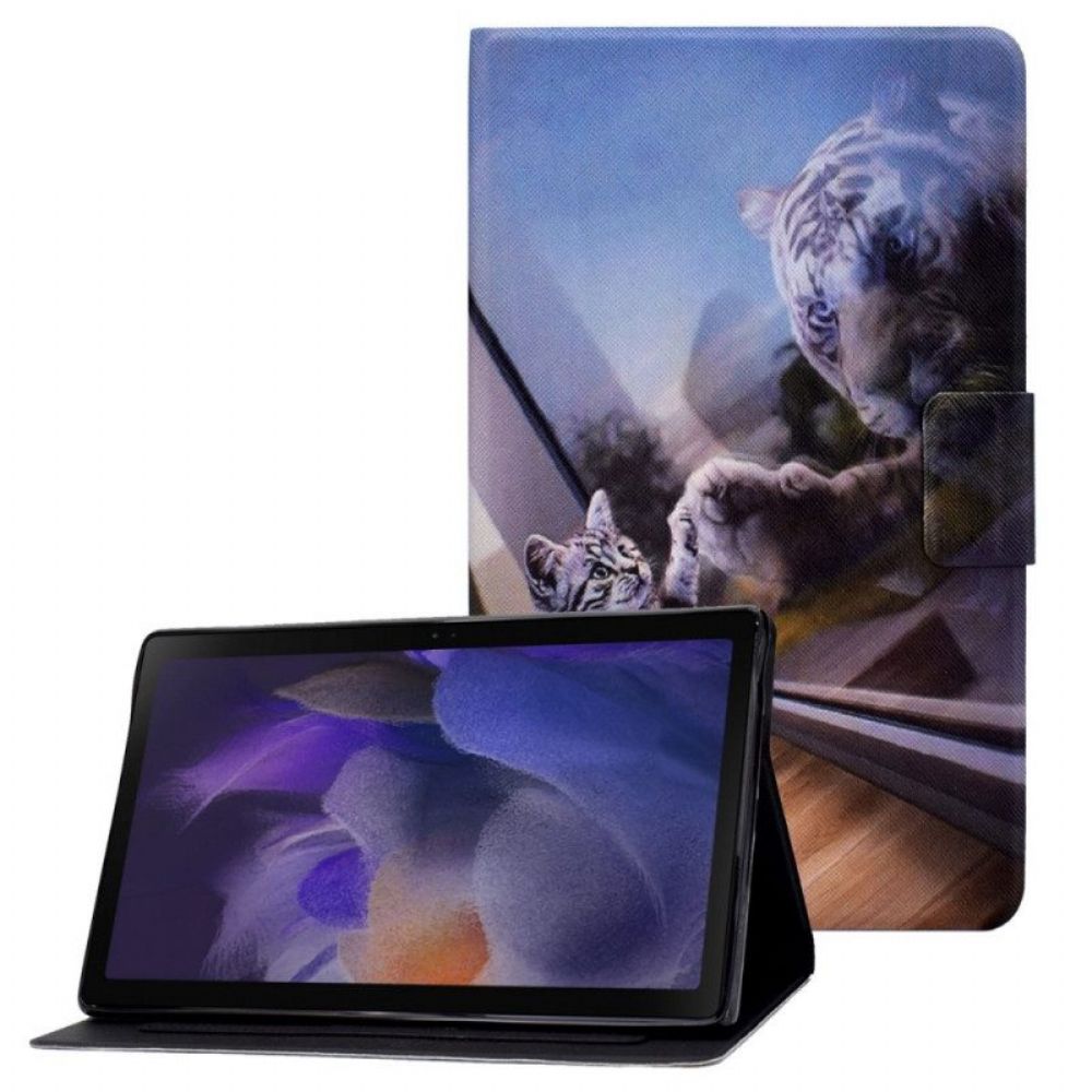 Flip Case Für Samsung Galaxy Tab A8 (2024) Kätzchentraum