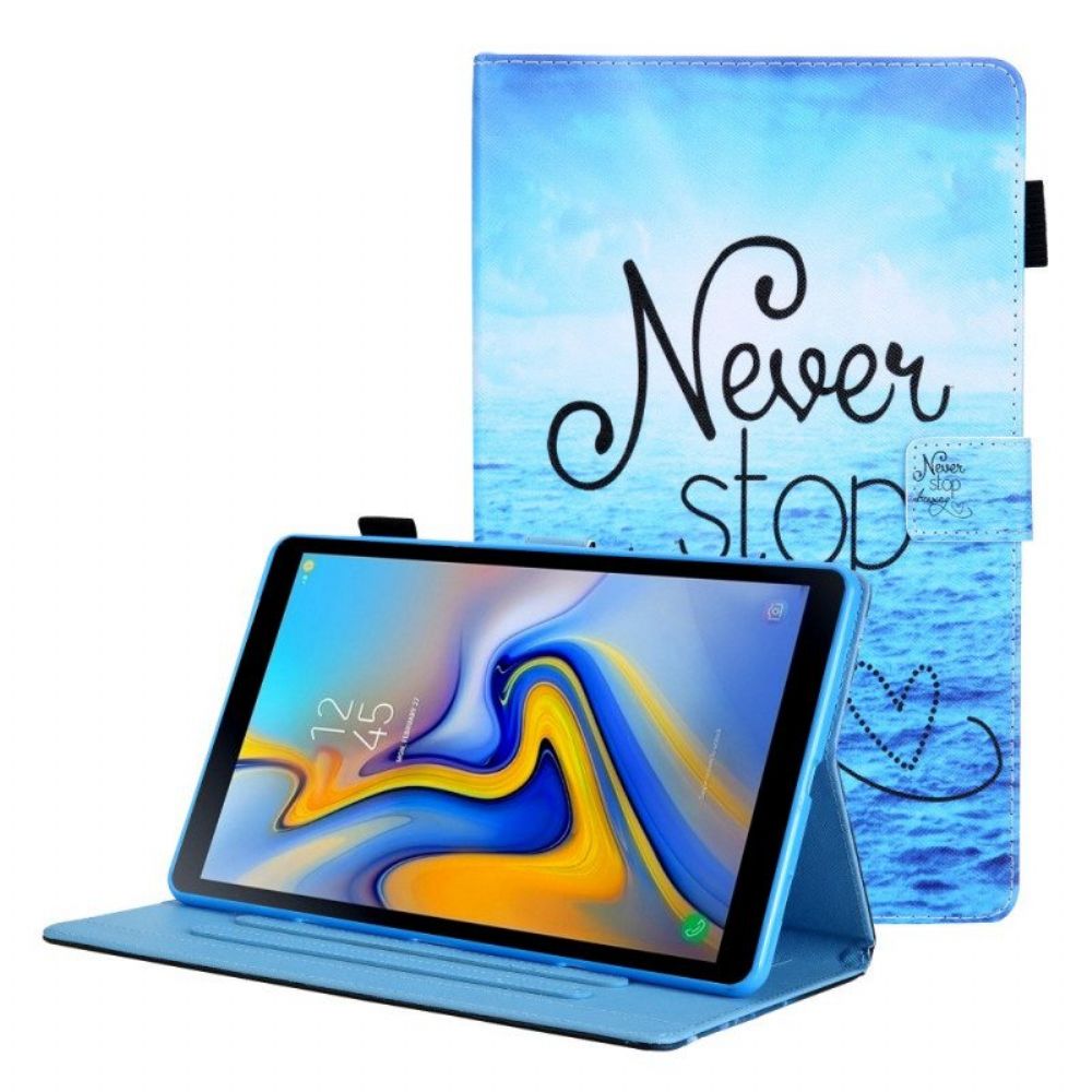 Flip Case Für Samsung Galaxy Tab A8 (2024) Nie Aufhören Zu Träumen