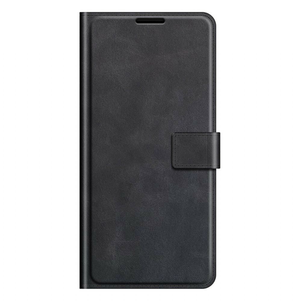 Flip Case Für iPhone 13 Pro Max Extrem Schmaler Ledereffekt