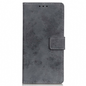 Flip Case Für iPhone 13 Pro Max Vintage-leder-effekt