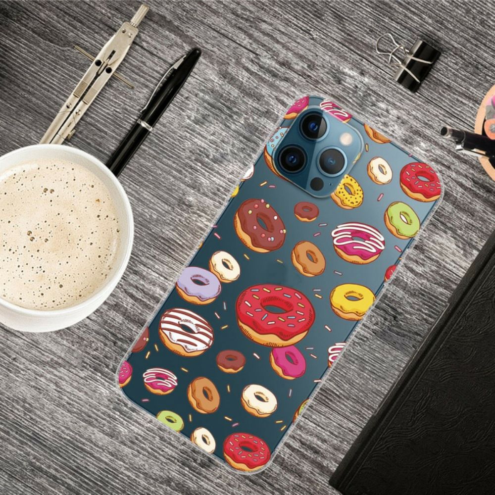 Handyhülle Für iPhone 13 Pro Max Liebe Donuts