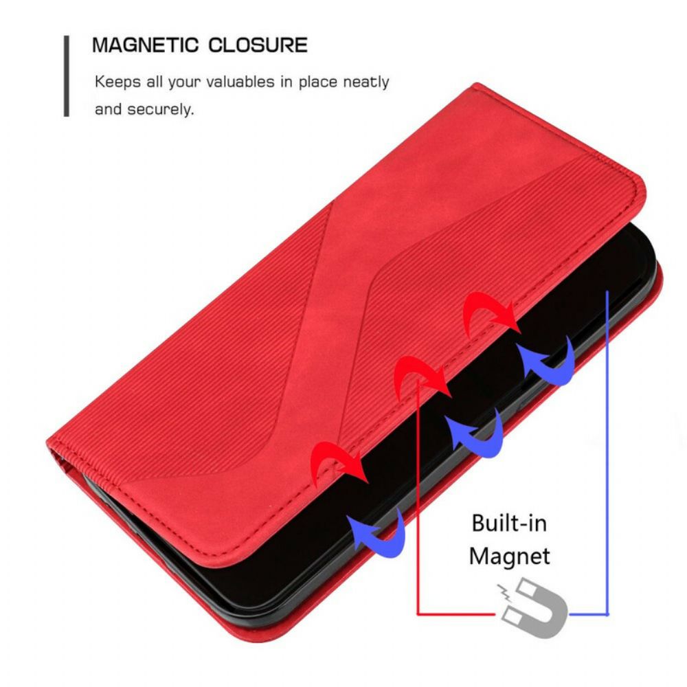 Schutzhülle Für iPhone 13 Pro Max Flip Case Lederoptik Im S-design