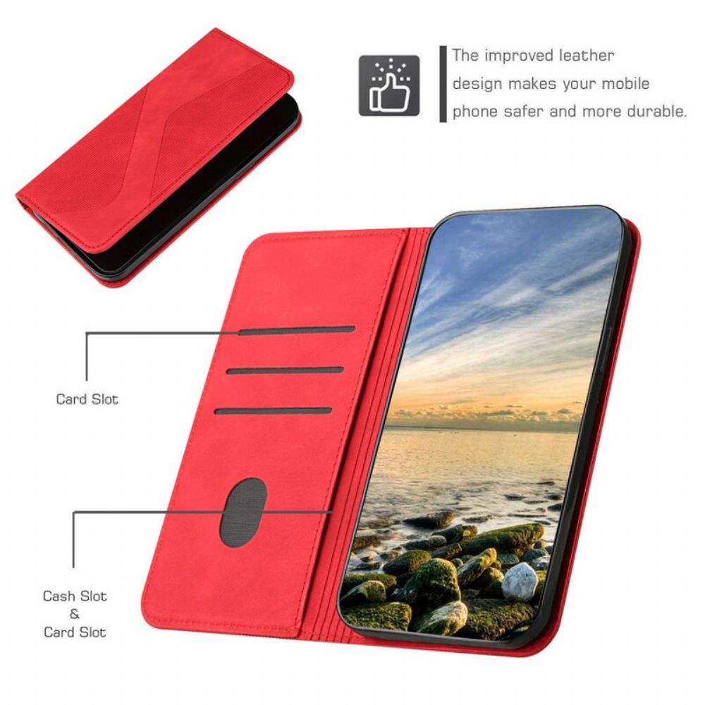 Schutzhülle Für iPhone 13 Pro Max Flip Case Lederoptik Im S-design
