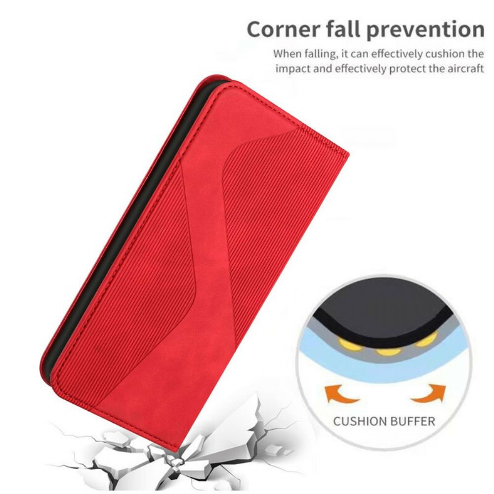 Schutzhülle Für iPhone 13 Pro Max Flip Case Lederoptik Im S-design