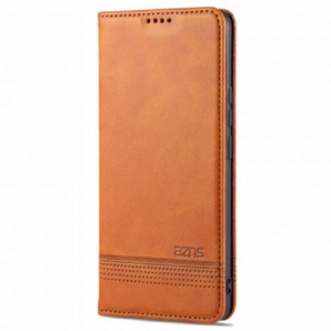 Schutzhülle Für Realme 8 / 8 Pro Flip Case Azns-lederstil