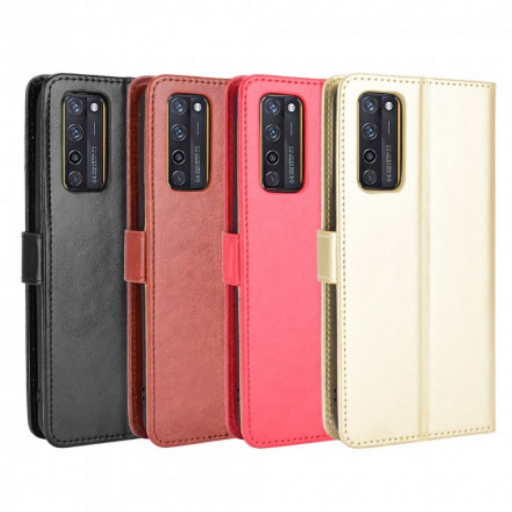 Flip Case Für ZTE Axon 20 4G / 5G Auffälliges Kunstleder