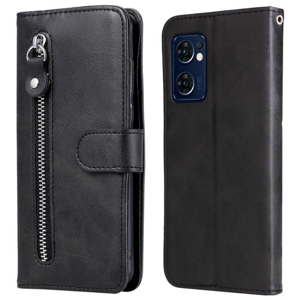 Flip Case Für Oppo Find X5 Lite Geldbeutel
