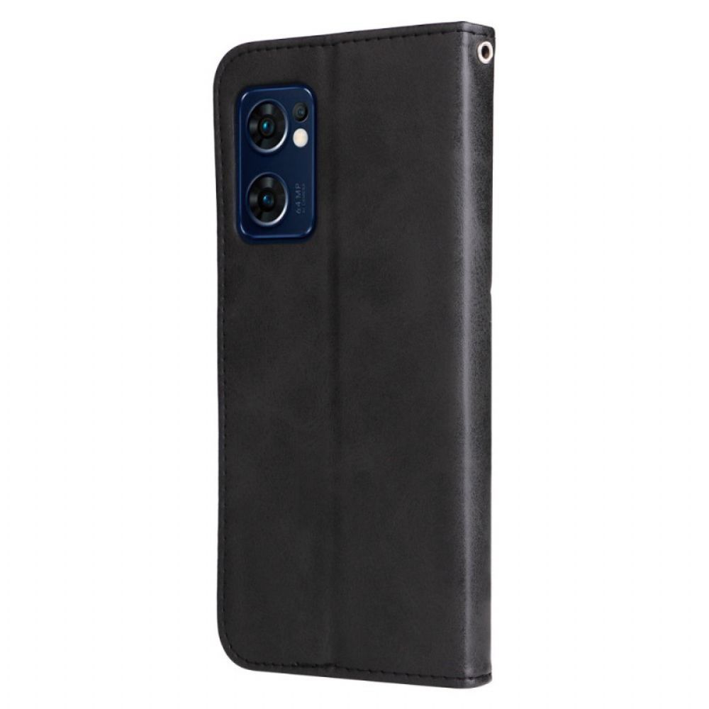 Flip Case Für Oppo Find X5 Lite Geldbeutel