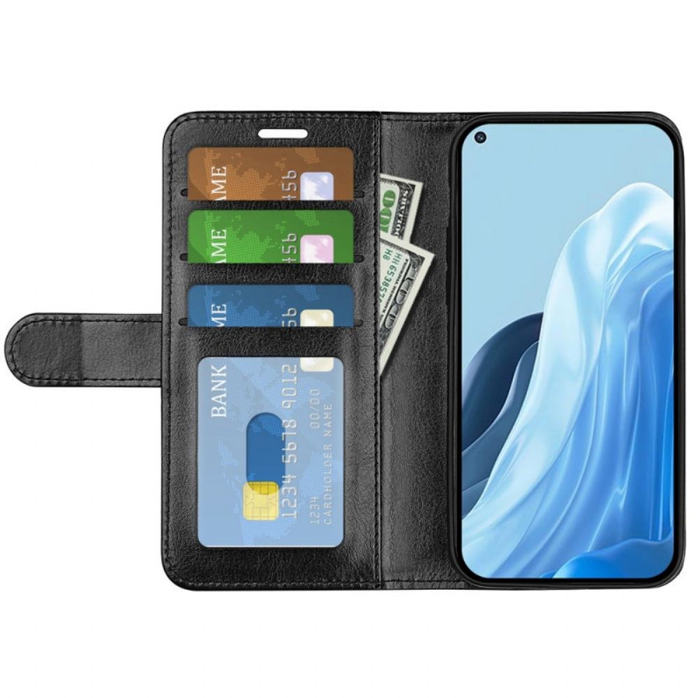 Lederhüllen Für Oppo Find X5 Lite Leder Im Vintage-stil