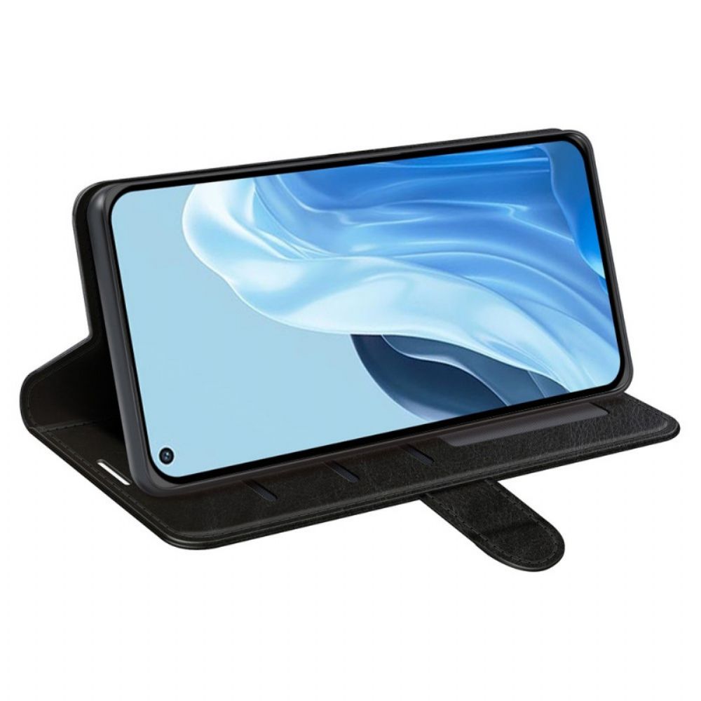 Lederhüllen Für Oppo Find X5 Lite Leder Im Vintage-stil