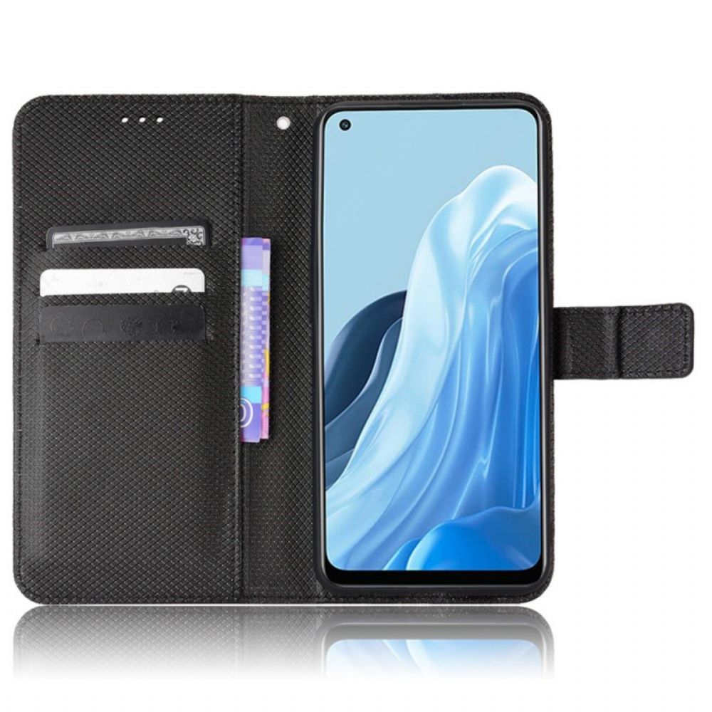 Lederhüllen Für Oppo Find X5 Lite Mit Kordel Gestylter Kunstlederriemen