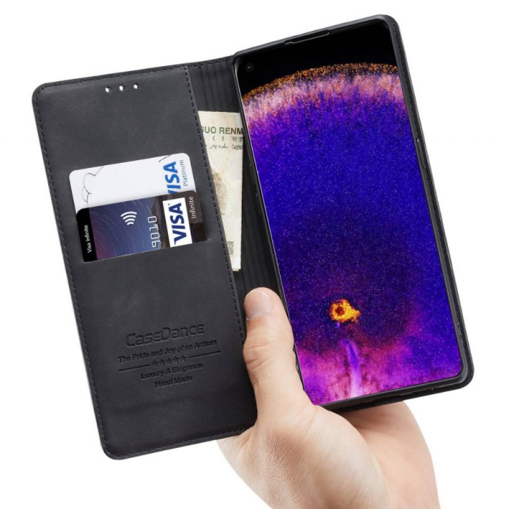 Schutzhülle Für Oppo Find X5 Lite Flip Case Etui Aus Kunstleder
