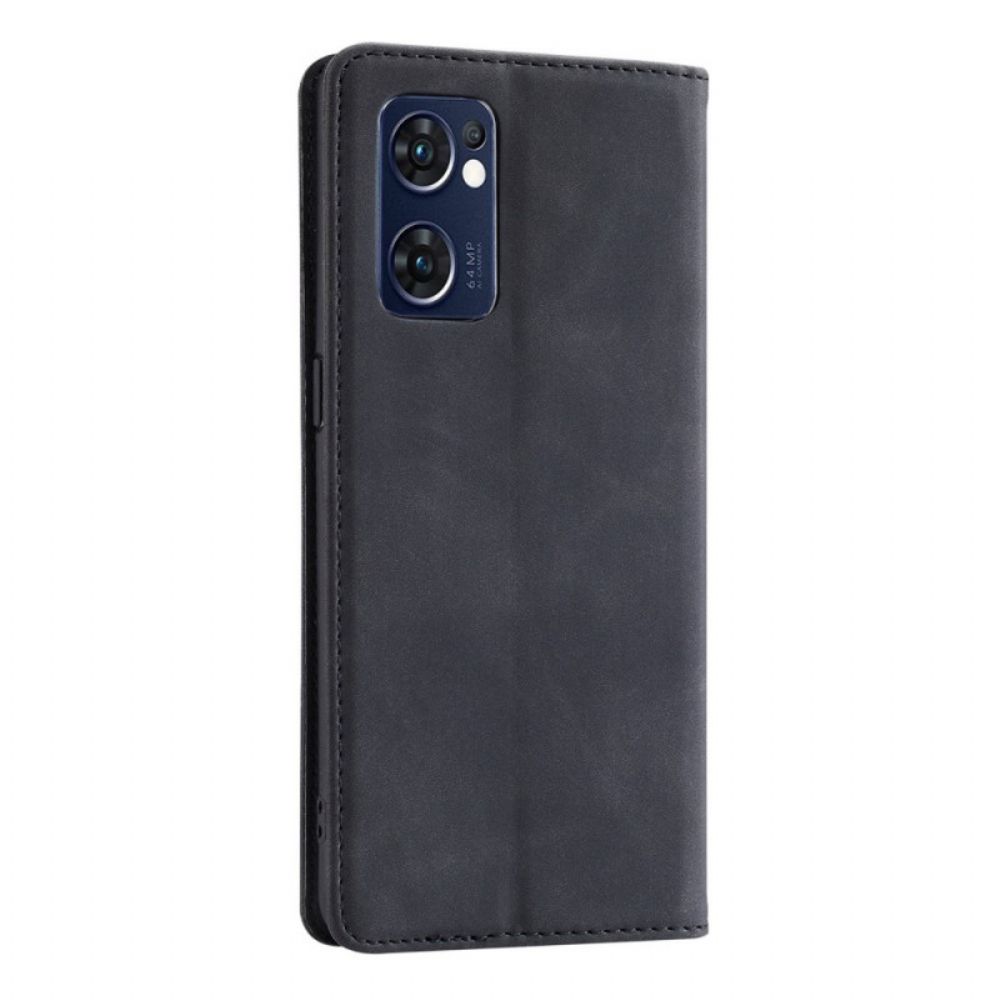 Schutzhülle Für Oppo Find X5 Lite Flip Case Etui Aus Kunstleder