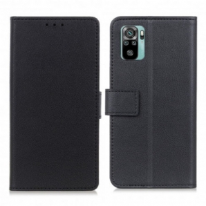 Flip Case Für Xiaomi Redmi Note 10 / 10S Klassisches Kunstleder