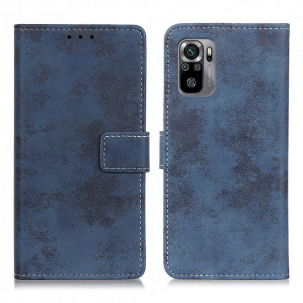 Flip Case Für Xiaomi Redmi Note 10 / 10S Vintage-leder-effekt