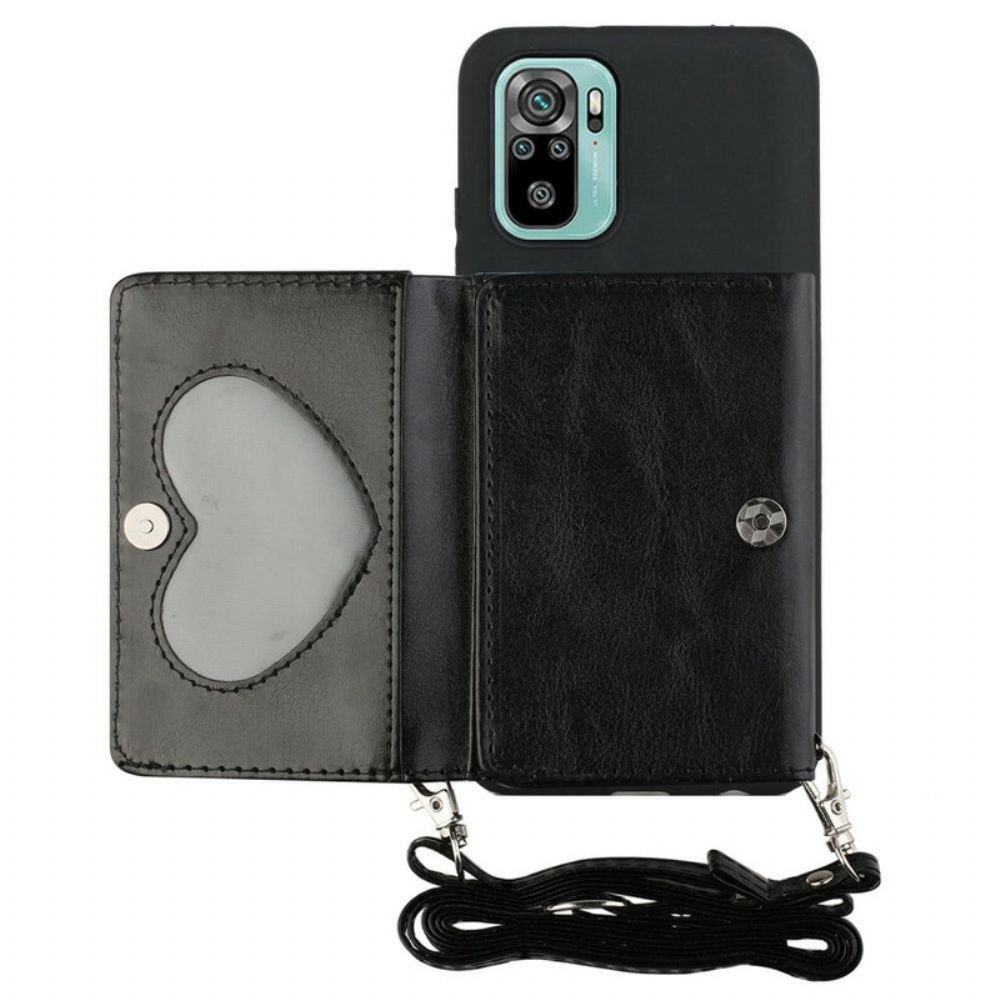 Handyhülle Für Xiaomi Redmi Note 10 / 10S Kartenhalter Zum Umhängen