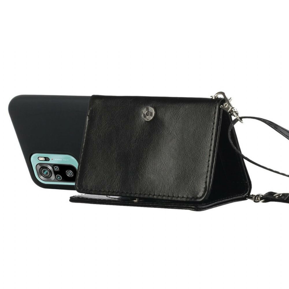 Handyhülle Für Xiaomi Redmi Note 10 / 10S Kartenhalter Zum Umhängen