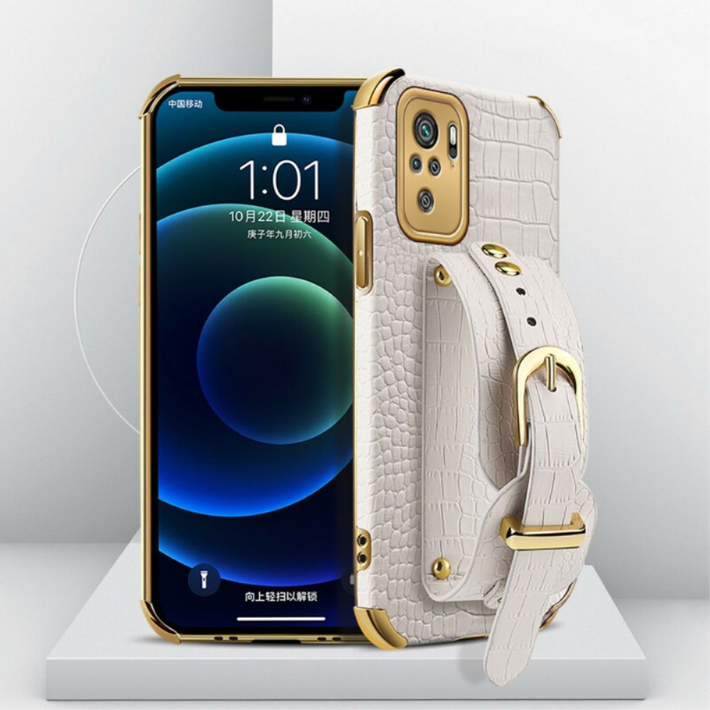Handyhülle Für Xiaomi Redmi Note 10 / 10S Kroko-armband