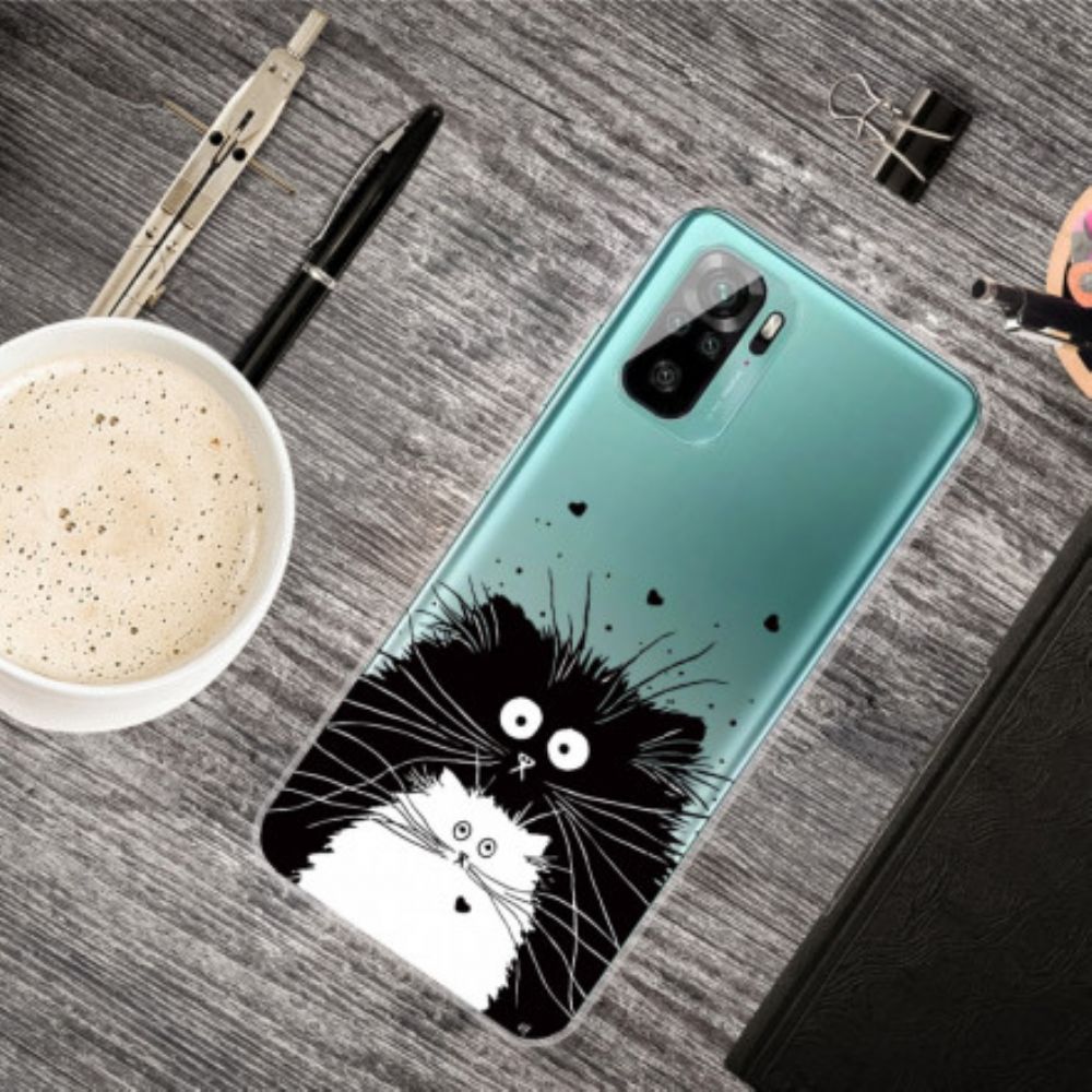 Handyhülle Für Xiaomi Redmi Note 10 / 10S Sieh Dir Die Katzen An