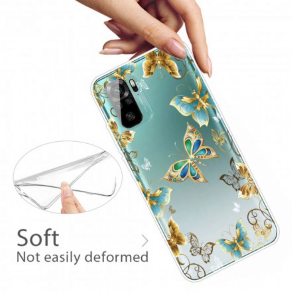 Hülle Für Xiaomi Redmi Note 10 / 10S Fliegende Schmetterlinge