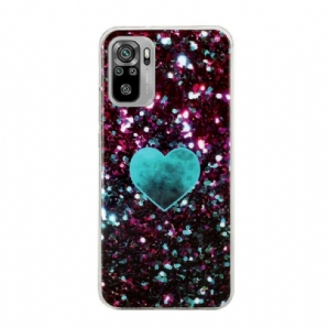 Hülle Für Xiaomi Redmi Note 10 / 10S Glitzermarmor