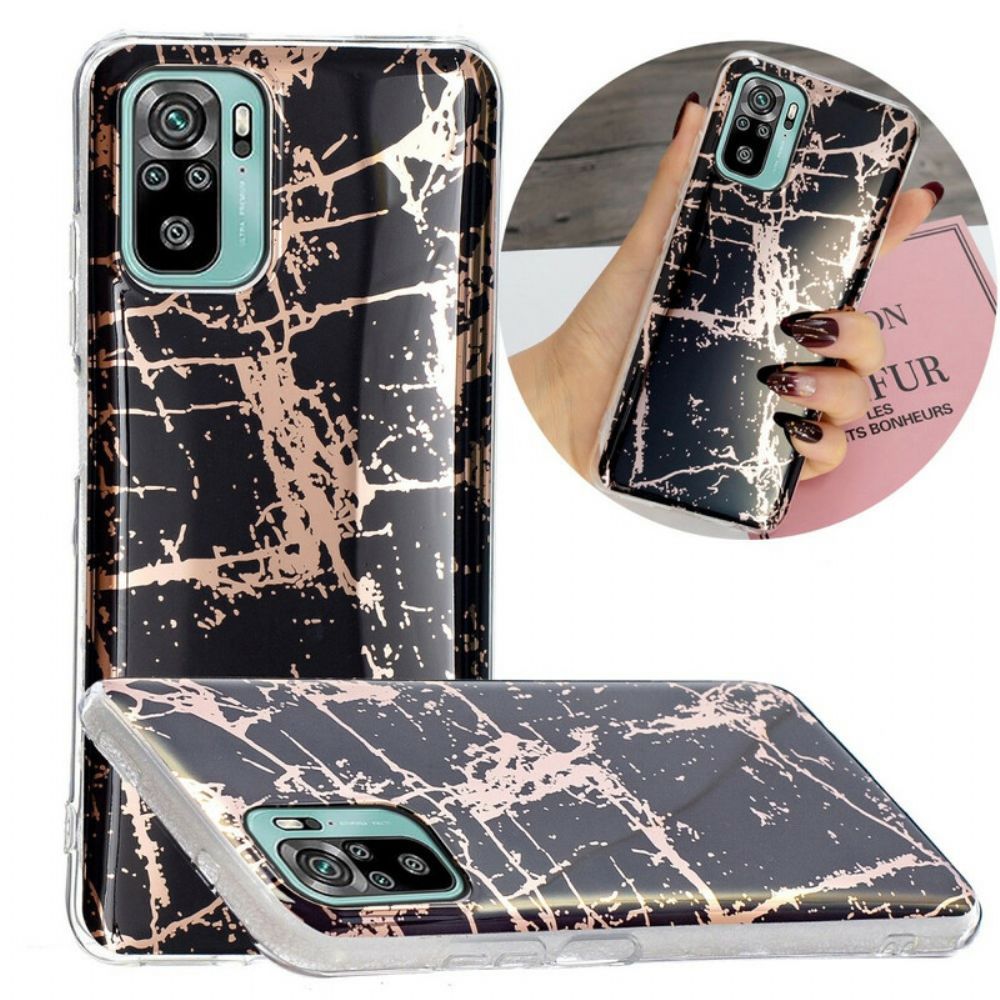 Hülle Für Xiaomi Redmi Note 10 / 10S Marmor-geometrie