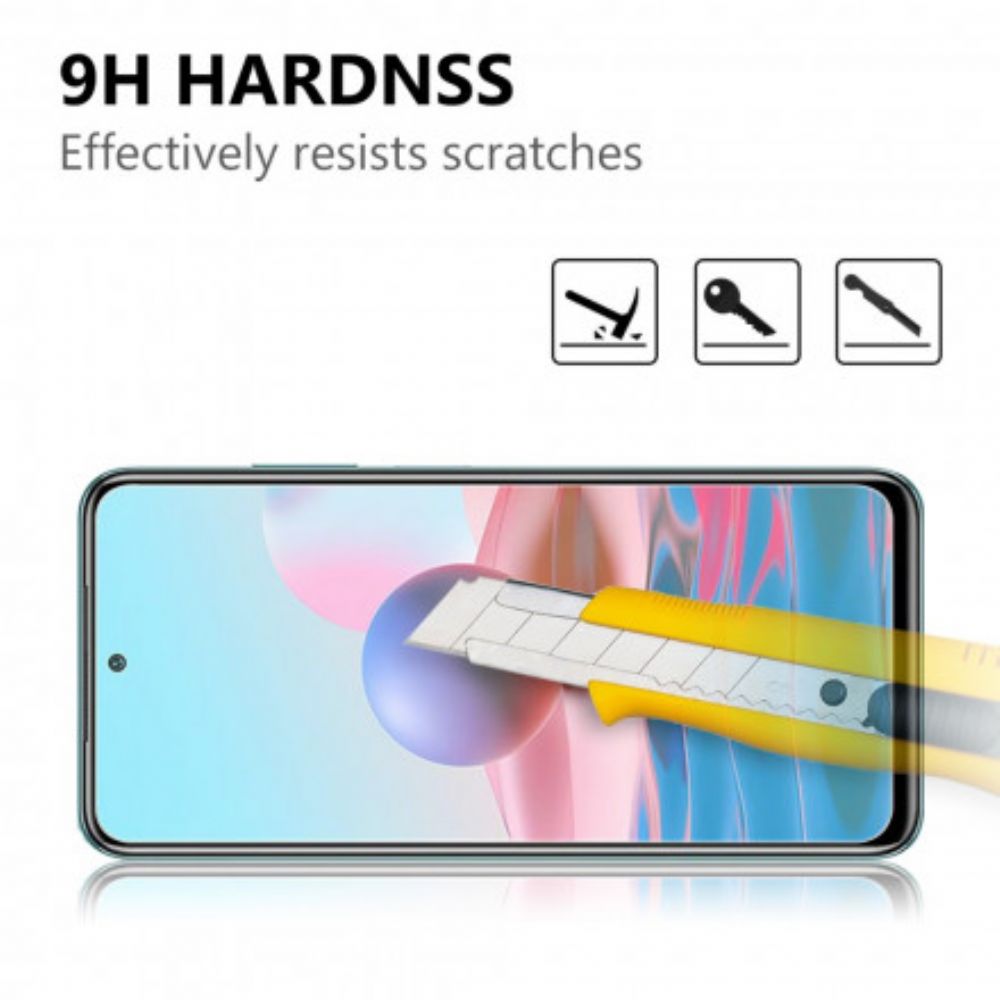 Schutz Aus Gehärtetem Glas Für Das Display Des Xiaomi Redmi Note 10 / Note 10S