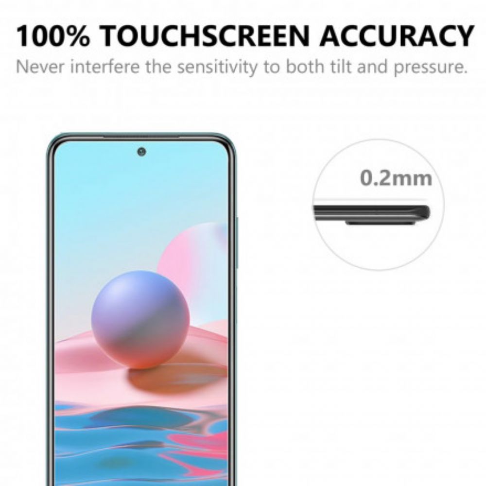 Schutz Aus Gehärtetem Glas Für Das Display Des Xiaomi Redmi Note 10 / Note 10S