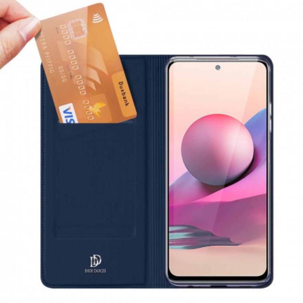 Schutzhülle Für Xiaomi Redmi Note 10 / 10S Flip Case Dux Ducis Pro-skin