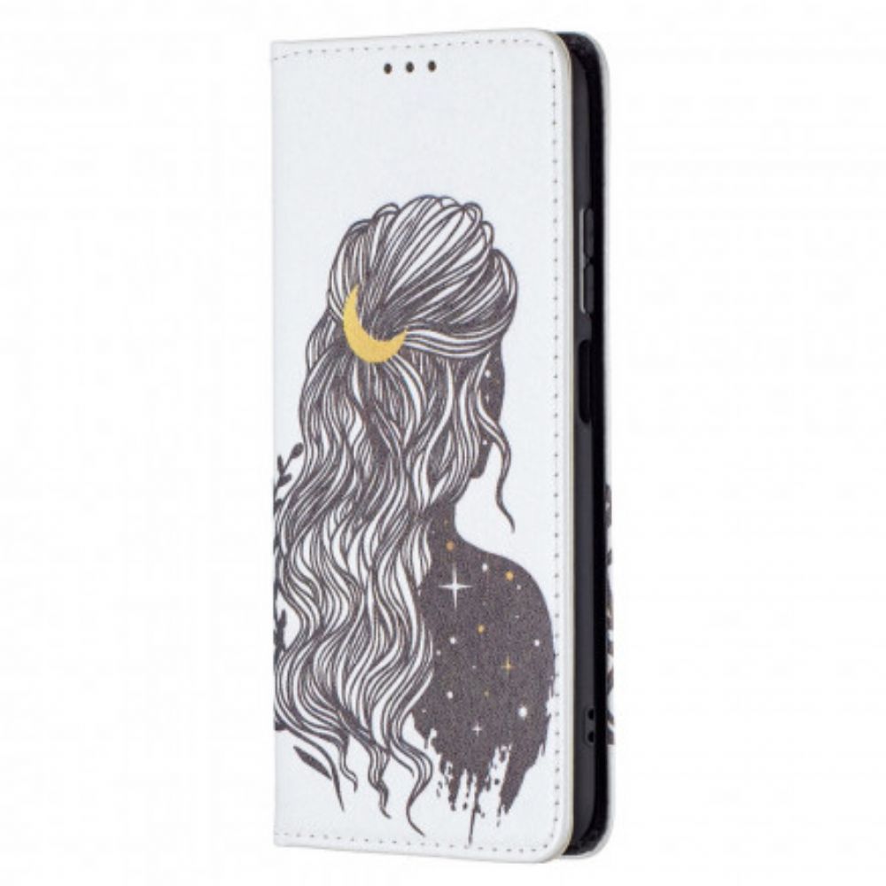 Schutzhülle Für Xiaomi Redmi Note 10 / 10S Flip Case Hübsches Haar
