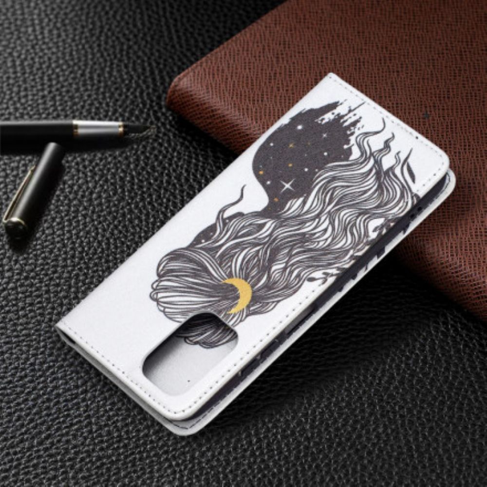 Schutzhülle Für Xiaomi Redmi Note 10 / 10S Flip Case Hübsches Haar